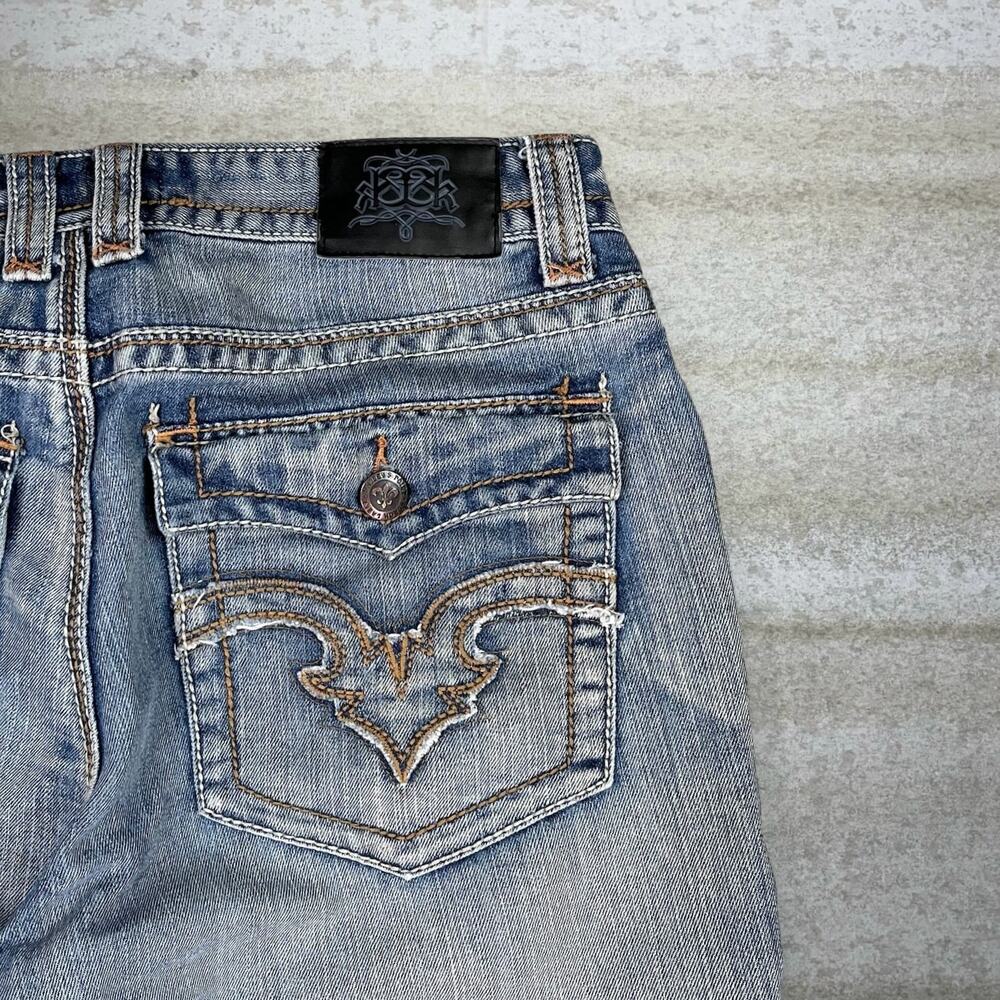 Vintage Y2K Bailey PT Skater Jeans 32x32 Regular Fit Flared Leg Light Wash Denim - Picture 3 of 4
